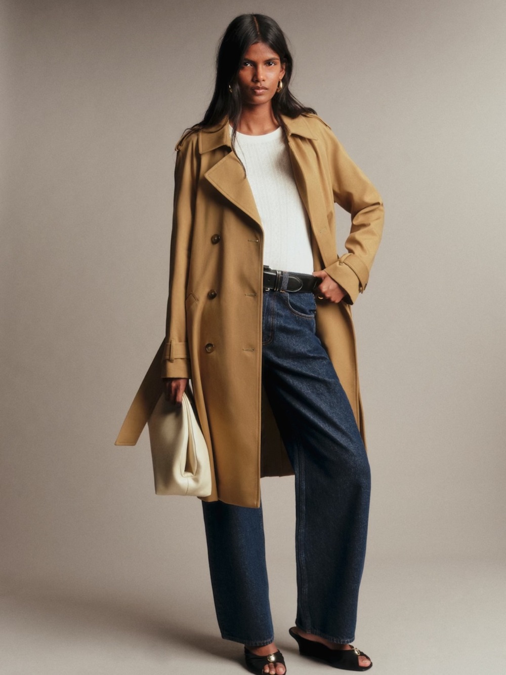 Sézane Scott Trench Coat size 42